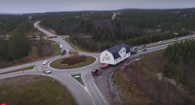 Как перевозят целые дома?. Строительство, Технологии, наука, IT